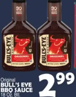 Bravo Supermarkets BULL'S EYE BBQ SAUCE offer