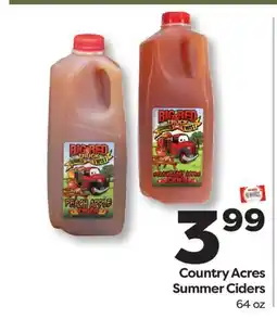 Weis Markets Country Acres Summer Ciders offer