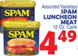 Bravo Supermarkets SPAM LUNCHEON MEAT offer