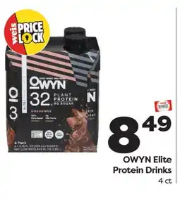 Weis Markets OWYN Elite Protein Drinks offer
