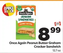 Weis Markets Once Again Peanut Butter Graham Cracker Sandwich offer