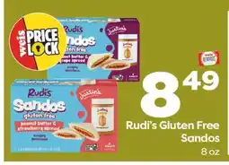 Weis Markets Rudi's Gluten Free Sandos offer