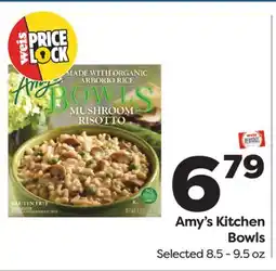 Weis Markets Amy's Kitchen Bowls offer