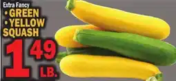 Bravo Supermarkets GREEN YELLOW SQUASH offer