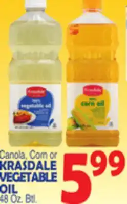 Bravo Supermarkets KRASDALE VEGETABLE OIL offer