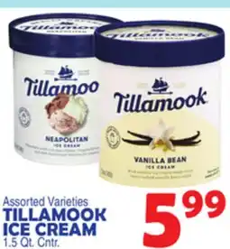 Bravo Supermarkets TILLAMOOK ICE CREAM offer