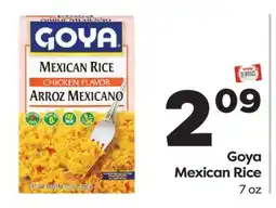 Weis Markets Goya Mexican Rice offer