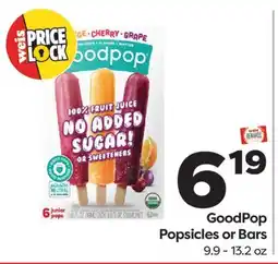 Weis Markets GoodPop Popsicles or Bars offer