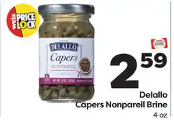 Weis Markets Delallo Capers Nonpareil Brine offer