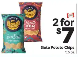 Weis Markets Siete Potato Chips offer