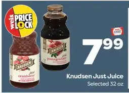 Weis Markets Knudsen Just Juice offer