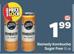 Weis Markets Remedy Kombucha Sugar Free offer