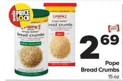 Weis Markets Pope Bread Crumbs offer