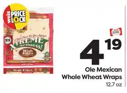 Weis Markets Ole Mexican Whole Wheat Wraps offer