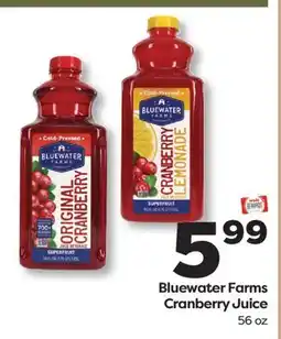 Weis Markets Bluewater Farms Cranberry Juice offer