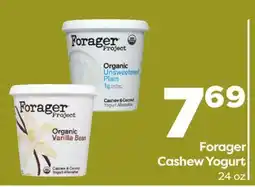 Weis Markets Forager Cashew Yogurt offer