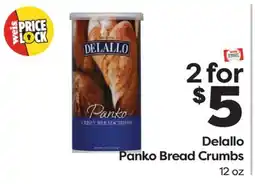 Weis Markets Delallo Panko Bread Crumbs offer