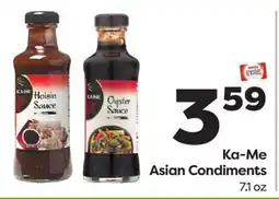 Weis Markets Ka-Me Asian Condiments offer
