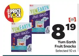 Weis Markets Yum Earth Fruit Snacks offer