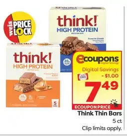 Weis Markets Think Thin Bars offer