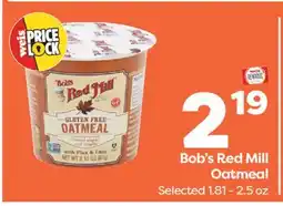 Weis Markets Bob's Red Mill Oatmeal offer