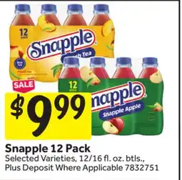 Stop&Shop Snapple offer