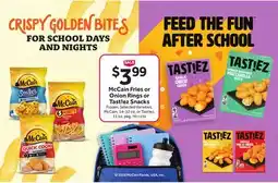 Stop&Shop McCain Fries or Onion Rings or Tast!ez offer