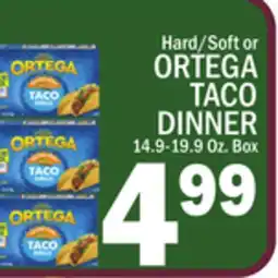 C Town ORTEGA TACO DINNER offer
