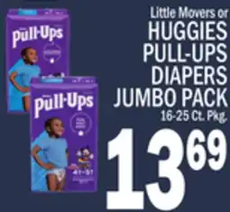 C Town HUGGIES PULL-UPS DIAPERS JUMBO PACK offer