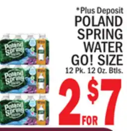 C Town POLAND SPRING WATER GO! SIZE offer