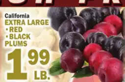 C Town EXTRA LARGE RED, BLACK PLUMS offer
