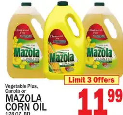 C Town MAZOLA CORN OIL offer