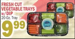 C Town FRESH CUT VEGETABLE TRAYS w/DIP offer