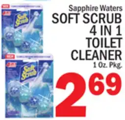 C Town Sapphire Waters SOFT SCRUB 4 IN 1 TOILET CLEANER offer