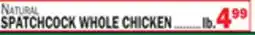 C Town SPATCHCOCK WHOLE CHICKEN offer