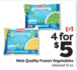 Weis Markets Weis Quality Frozen Vegetables offer