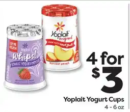 Weis Markets Yoplait Yogurt Cups offer