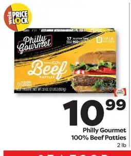 Weis Markets Philly Gourmet 100% Beef Patties offer