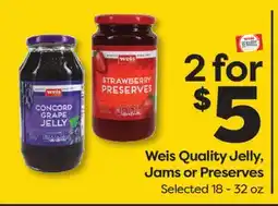 Weis Markets Weis Quality Jelly, Jams or Preserves offer