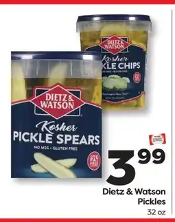 Weis Markets Dietz & Watson Pickles offer