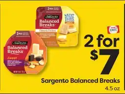 Weis Markets Sargento Balanced Breaks offer