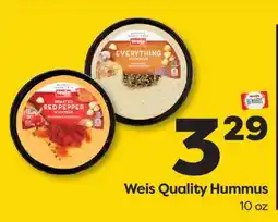 Weis Markets Weis Quality Hummus offer