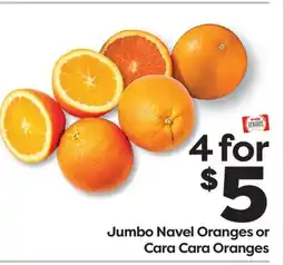 Weis Markets Jumbo Navel Oranges or Cara Cara Oranges offer