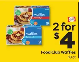 Weis Markets Food Club Waffles offer