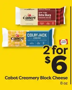 Weis Markets Cabot Creamery Block Cheese offer