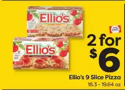 Weis Markets Ellio's 9 Slice Pizza offer