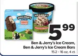 Weis Markets Ben & Jerry's Ice Cream, Ben & Jerry's Ice Cream Bars offer