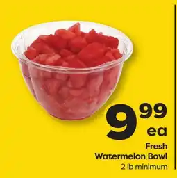 Weis Markets Fresh Watermelon Bowl offer