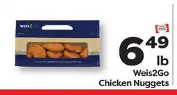 Weis Markets Weis2Go Chicken Nuggets offer