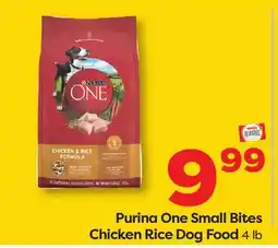 Weis Markets Purina One Small Bites Chicken Rice Dog Food offer